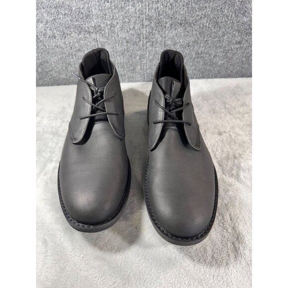 Kenneth mens size 10 boots carlino chukka black leather - Picture 7 of 16